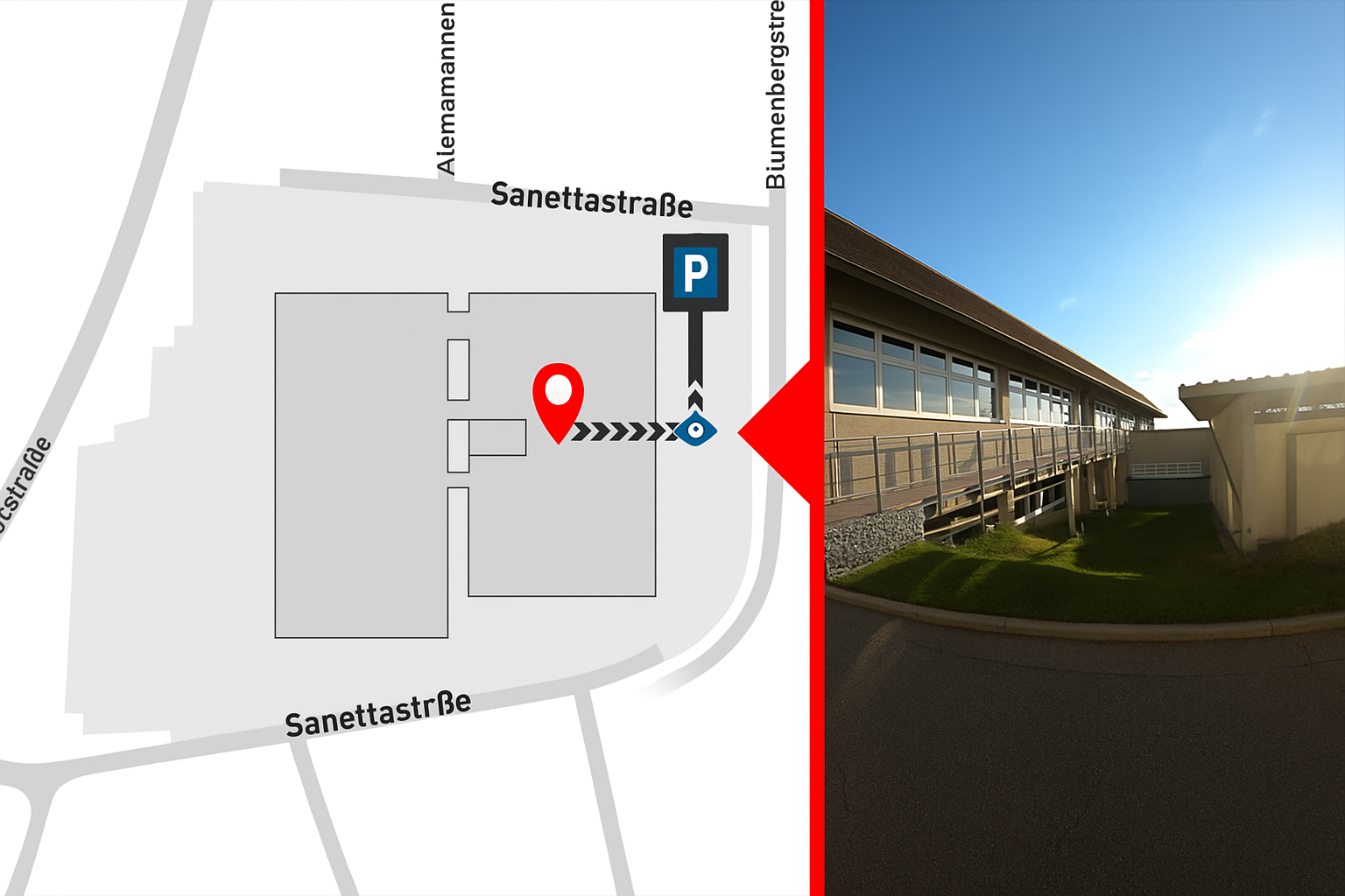 Anfahrtskarte MyPhysioPoint Meßstetten